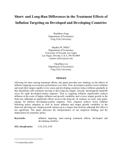 Short- and Long-Run Differences in the Treatment Effects of Inflation