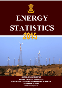 Energy Statistics - India Environment Portal