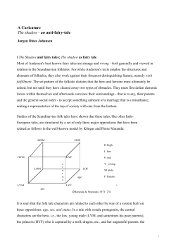 A Caricature The shadow - an anti-fairy-tale