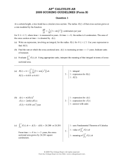 Sample Responses Q1 - AP Central