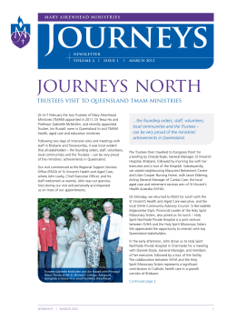 March 2012 - Mary Aikenhead Ministries