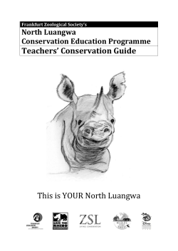 North Luangwa Conservation Education Programme