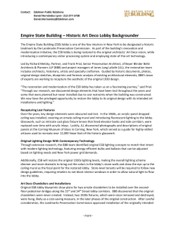 Empire State Building &ndash; Historic Art Deco Lobby