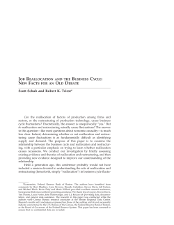 job reallocation and the business cycle: new facts for an