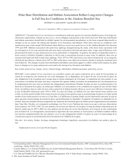 Polar Bear Distribution and Habitat Association Reflect Long