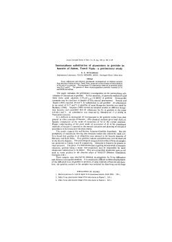 Isomorphous substitution of aluminium in goethite in bauxite of