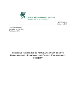 STRATEGY FOR MERCURY PROGRAMMING IN THE 5TH