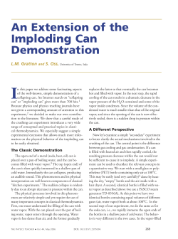 An Extension of the Imploding Can Demonstration