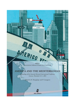 America and the Mediterranean - University of Washington Libraries
