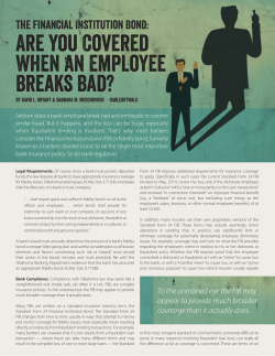 Are you Covered When an Employee Breaks Bad?