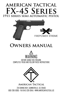 FX-45 Series - American Tactical