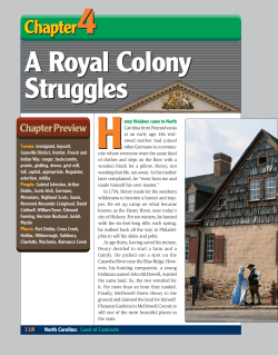 A Royal Colony Struggles A Royal Colony Struggles