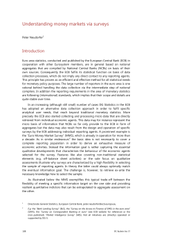 Understanding money markets via surveys