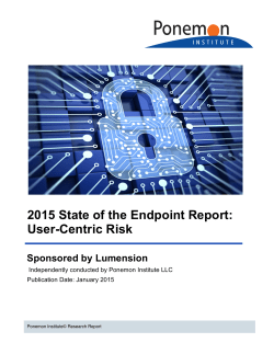 2015 State of the Endpoint Report