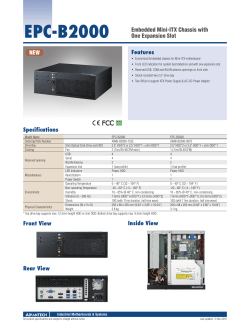 Datasheet - Advantech