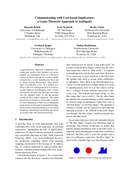 Communicating with Cost-based Implicature