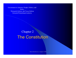 The Constitution - National Paralegal College