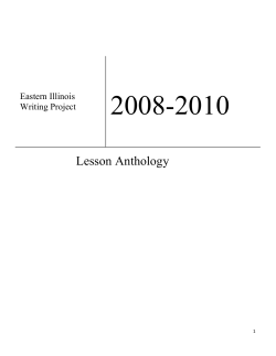 3. Lesson Anthology pdf - Eastern Illinois University