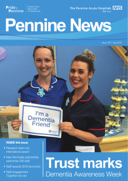 July 2016 - Pennine Acute Hospitals NHS Trust