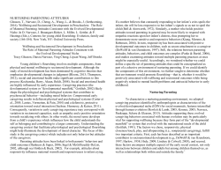 Nurturing Parenting Attitudes Influence Moral Development in Three