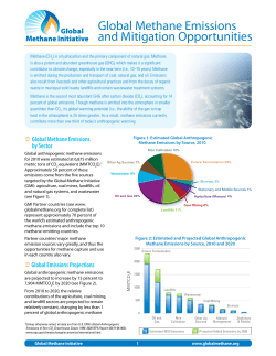 Global Methane Emissions and Mitigation Opportunities