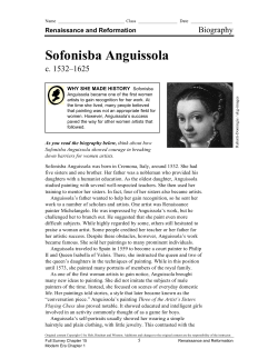 Sofonisba Anguissola