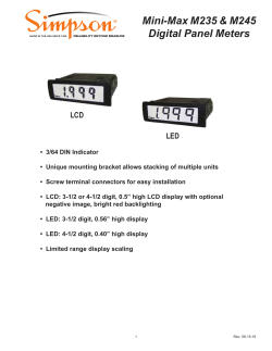 M235-1-0-13-0 Datasheet