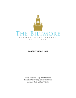 banquet menus 2016