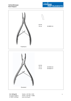 Hohlmei&szlig;elzangen Bone Rongeurs 1 Friedmann Art