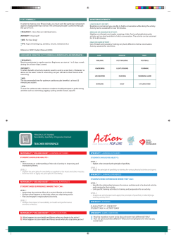 Introduction to Principles of Training