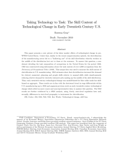 Taking Technology to Task: The Skill Content of Technological