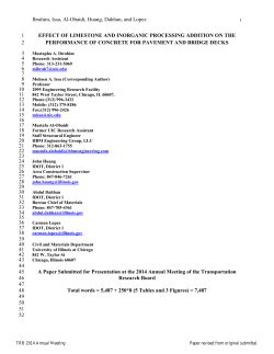effect of limestone and inorganic processing addition on the