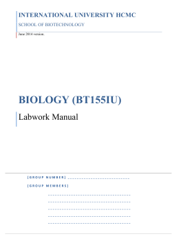 BIOLOGY (BT155IU)