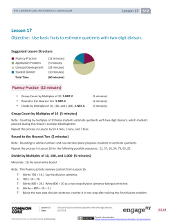 Lesson 17 - EngageNY