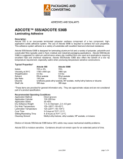 adcote&trade; 555/adcote 536b