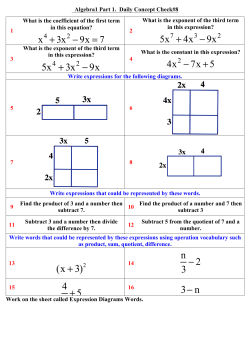 5x 4 +3x2 &minus;9x (x +3) n 3 &minus;2 4 n +5 3&minus; n 2