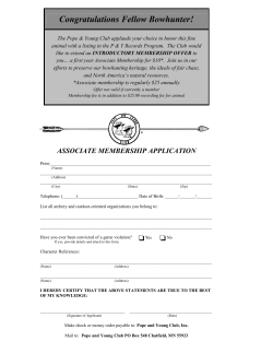 Congratulations Fellow Bowhunter!