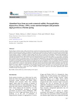 article - Aquatic Invasions