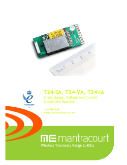 T24 Acquisition Manual - Applied Measurements Ltd