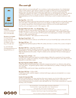 One sweet gift - Big Sugar Bakeshop