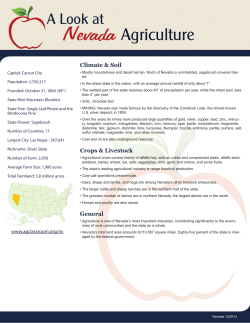 Nevada - National Agriculture in the Classroom