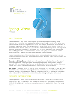 Spring Wave - Arbor Scientific