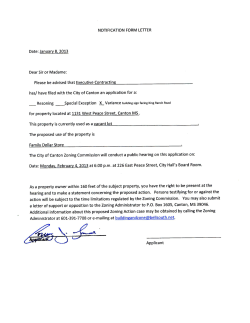 As a property owner within 160 feet ofthe subject property, you have