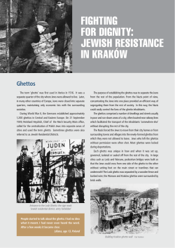 Fighting for dignity: Jewish resistance in Krakow Booklet
