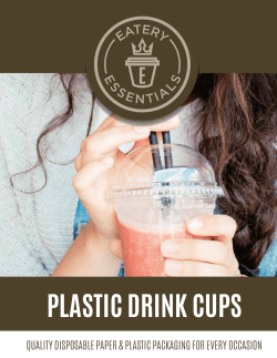 plastic drink cups - Eatery Essentials