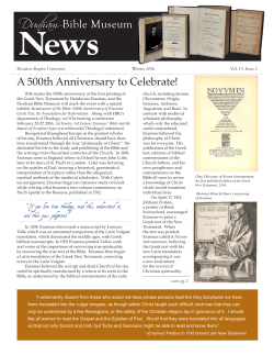 Dunham Bible Museum - Houston Baptist University