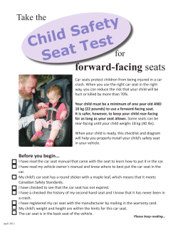 Forward &ndash; Facing Seats