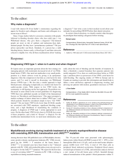 To the editor: Response: To the editor