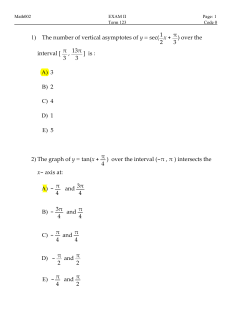 EXAM II