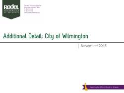 The city of Wilmington is divided into four districts